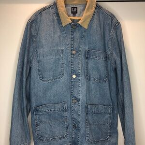 Gap Denim Barn Coat Mens SZ Large